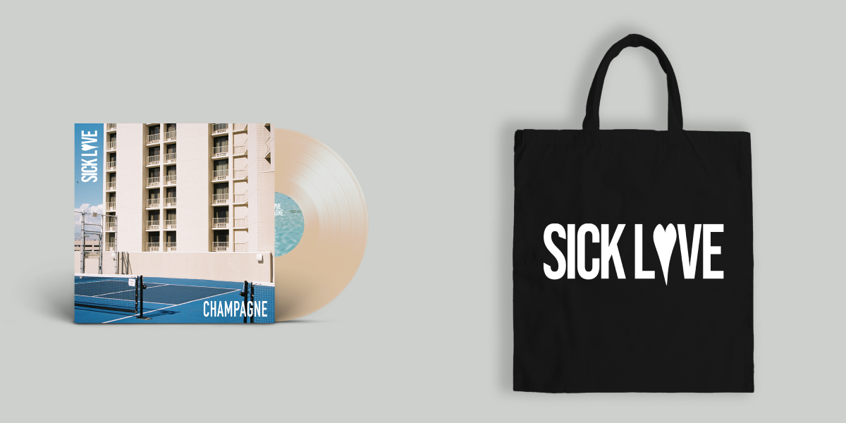 Sick Love LP & Tote Bundle - Champagne - Pre-Order Now