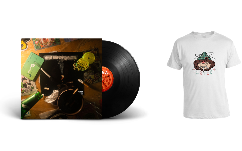 Curtisy - WHAT WAS THE QUESTION LP & T-Shirt Bundle - Pre-Order Now